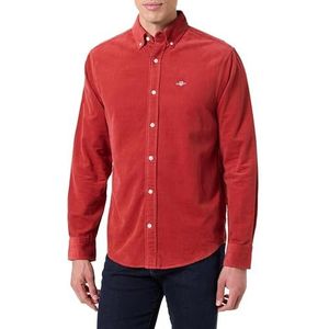 Gant - Overhemd - Plumped Red - Lange Mouwen - Button-downkraag