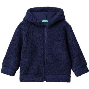 United Colors of Benetton Gebreid vest voor kinderen en jongens, Blauw, 24 Maanden