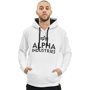Alpha Industries Foam Print Hoody Heren Sweat met capuchon White