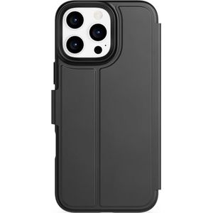 Tech21 EvoLite Wallet voor iPhone 16 Pro Max - 3 kaartsleuven portemonnee - Impact Protection Case - in Zwart