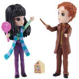 Wizarding World 6064901 | George Weasley en Cho Chang vriendschapsset | poppen 7,5 cm | 2 accessoires | speelgoed voor kinderen vanaf 6 jaar