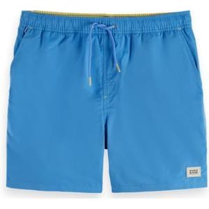 Scotch & Soda - Solid Mid-Length - Zwemshort - Aqua - XXL