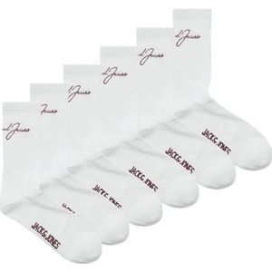 JACTENNIS SOCK 6 PACK, Wit/Pack: Wit - Wit - Wit - Wit - Wit, One Size