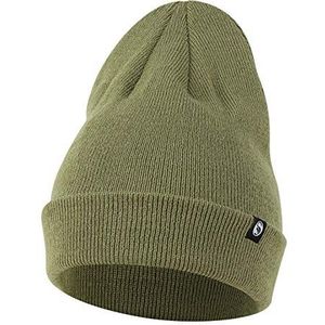 STARK SOUL Gebreide muts voor dames en heren (uniseks), beanie wintermuts met fleece warm en zacht, fijn gebreid, eenheidsmaat, Kaki, Eén maat