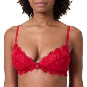 EMPORIO ARMANI Dames Eternal LACE Gewatteerde Triangle BH ROOD XS, Rood, XS
