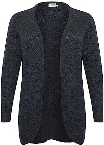 KAFFE CURVE Gebreid vest 'Emana'  marine