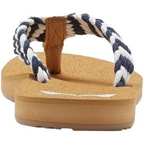 Roxy Porto IV sandalen voor dames, marineblauw, 38 EU, marineblauw/wit, 38 EU