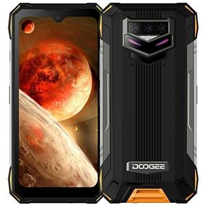 DOOGEE S89 Pro Android 12 telefoon, onbreekbaar, accu 12000 mAh, Helio P90 8 GB + 256 GB, 64 MP Triple Camera (20 MP IR nachtzicht), smartphone waterdicht IP68, 6,3 inch FHD+, draadloos opladen GPS NFC oranje