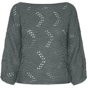 VERO MODA Gebreide damestrui, Balsemgroen, XL