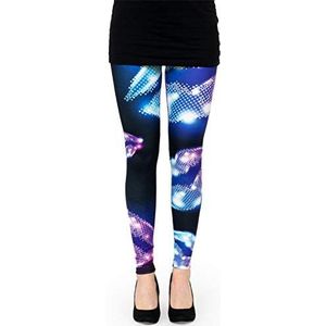 Cosey - Print Leggings - Multicolor - Spandex