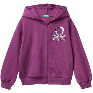 United Colors of Benetton Jas C/CAPP M/L, Paars, 160