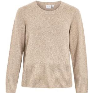 Viprimia L/S O-Neck Knit Top/TES, Natural Melange, L