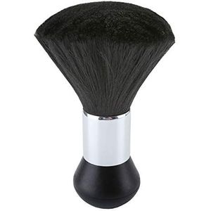 Faleto Professionele kapsalon kapper nekborstel nek borstel hals borstel tondeuse barbier haarborstel, zwart