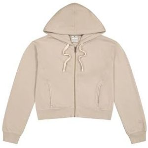 Champion Legacy Vintage Wash W (117631) - Nano-Fleece Hooded Sweatshirt met capuchon, Bruin gebruind (ASG), L Dames FW24, bruin bruin (asg), L
