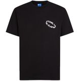 KARL LAGERFELD - Regular Multi Ring Tee - T-shirt - Zwart