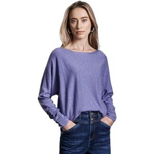 Trui - Dolman - Mélange - Knitwear - Boothals - Lange Mouwen