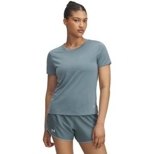 Under Armour - Ua Launch Shortsleeve - Sportshirt - Blauw