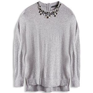 Esprit Regular Fit Pullover voor dames, van hoogwaardige kasjmix, effen