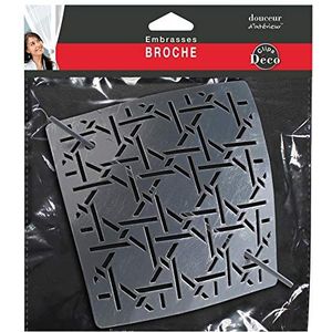 Douceur d'Intérieur Tie Back Broche 16,5 x 16,5 cm Metaal Patina Grijs/Zilver