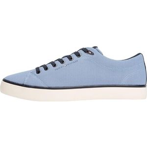 Tommy Hilfiger - FM0FM05513 - Gymschoenen - Blauw - Stretch-Mesh - Vetersluiting