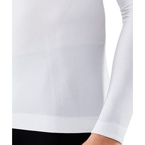 FALKE Heren Top van onderlaag Warm Round Neck M L/S SH Functioneel material Sneldrogend 1 Stuk, Wit (White 2860), XXL