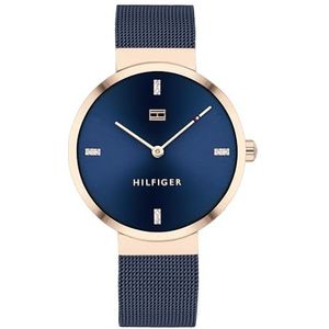 Tommy Hilfiger Liberty analoog kwartshorloge voor dames, met mesh roestvrij stalen armband