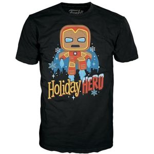 Funko Boxed Tee: Marvel Holiday - GB Iron Man- Medium