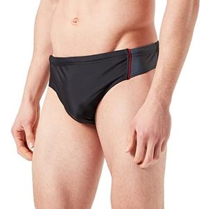 Haute pression zwembroek voor heren, zwart/grijs/rood, 42