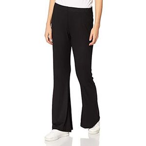 PIECES Pctoppy Mw Flared Pant Noos broek voor dames, zwart, L