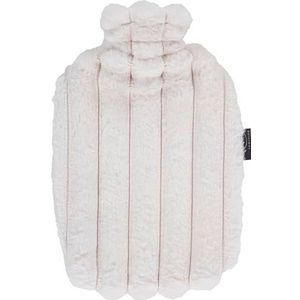 Fashy Warmwaterkruik 2,0 l met superzachte overtrek, crème