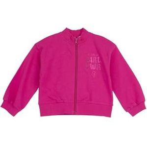 Chicco, Sweatshirt voor meisjes en jongens, met comfortabele ritssluiting, van zacht katoen, niet gevoerd, ideaal voor lente en herfst, ontworpen in Italië, kleding voor meisjes en jongens, Fuchsia, 7