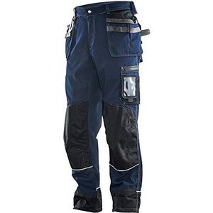 Jobman 218119-6799-C56 ambachtsman broek in marineblauw/zwart maat C56