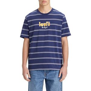 Levi's Ss Relaxed Fit Tee T-shirt Mannen, Tassel Naval Academy, M