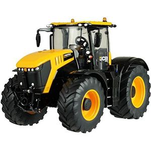 JCB 8330 Fastrac Tractor, Britains schuifspeelgoed van hoogwaardig materiaal, interactief Push Toys speelgoed vanaf 3 jaar, voor peuters en fans van getrouwe replica's