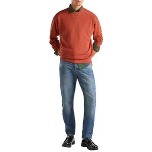 United Colors of Benetton Pullover met capuchon voor heren, Rood, XS