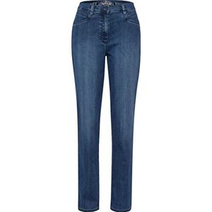 Raphaela by Brax Caren Light Denim Jeans, Stoned, Slightly Used, 46 voor dames, Stoned, licht gebruikt, 44