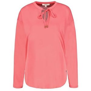 H30209_Ladies T-shirt ls, roze (deep pink), XL