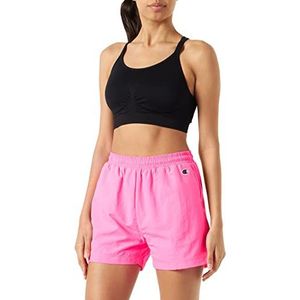 Champion Damesshorts, Fluorescerend roze (Pnff), XL