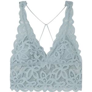 women'secret Bralette kanten nekhouder, groene beha voor dames, Groen, XL