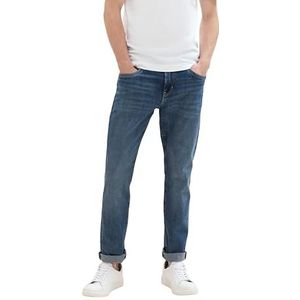TOM TAILOR Josh Regular Slim Jeans voor heren, 10137 - Donker Indigo Met Inkt, 29W / 32L