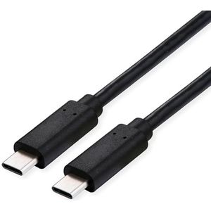 VALUE USB4 Gen2x2 kabel, C-C, ST/ST, 20Gbit/s, 100W, zwart, 2 m
