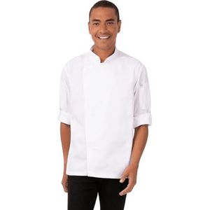 Chef Works BCLZ008WHTXL Chef's Jacket, wit, X-Large