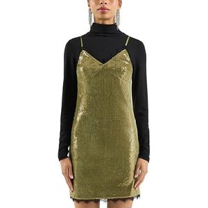 QS Dames 2172998 pailletten mini-jurk, 7504, 8, 7504, 8