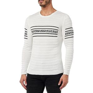 Just Emporio Trui voor volwassenen, heren, wit/zwart, Wit/Zwart, M
