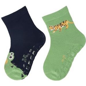 Sterntaler - Chaussettes - Marine - Lot van 2 - Met Crocodile en Tijger Motief