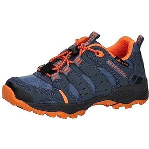 Lico Fremont Trekking- en wandelschoenen voor kinderen, uniseks, Navy Oranje, 29 EU