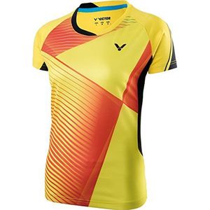 VICTOR Games Dames Shirt, Geel, M