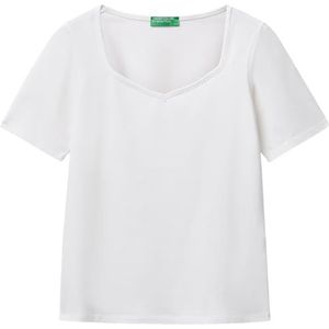 United Colors of Benetton T-shirt, Wit, L
