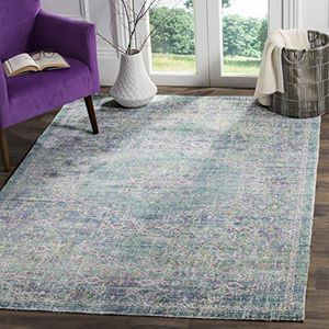 Safavieh Woonkamer tapijt, WDS311, geweven poly-katoen, 90 x 150 cm, blauw / meerkleurig