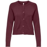 Only Onlkatia ls short cardigan cc knt bordeaux